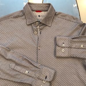 Men’s beautiful Stone and Rose long sleeve button up shirt
